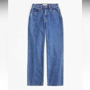 NWT Abercrombie Curve Love Loose High Rise Jean